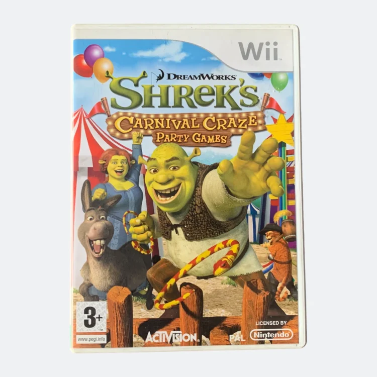 Shrek's Carnival Craze Party Games - Wii – (Used – Complete)