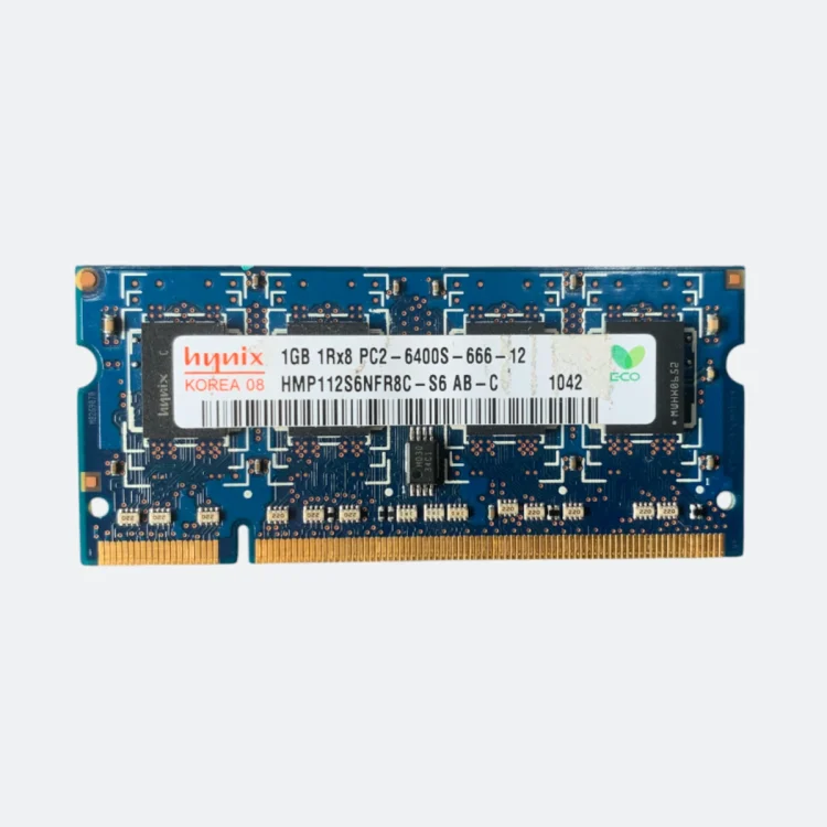 ΜΝΗΜΗ RAM για Laptop Hynix 1GB 1Rx8 PC2-6400S-666-12 HMP112S6NFR8C-S6 AB-C 1042